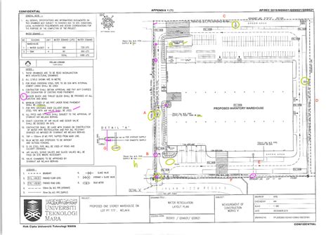 L Water Reticulation Drawings Confidential General Note Studocu