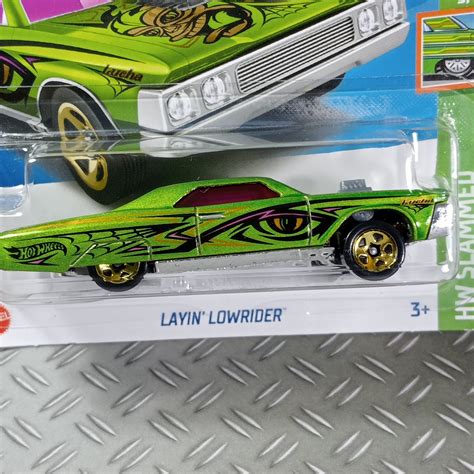 Hot Wheels Layin Lowrider Rare Collectible Miniature Model 1 64 Scale Gift Idea With Free
