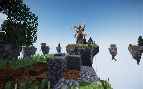 Small Medieval Skywars Map 12 Players Minecraft Map