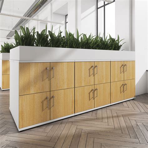 6 Door Wooden Storage Lockers - Office Furniture Warehouse
