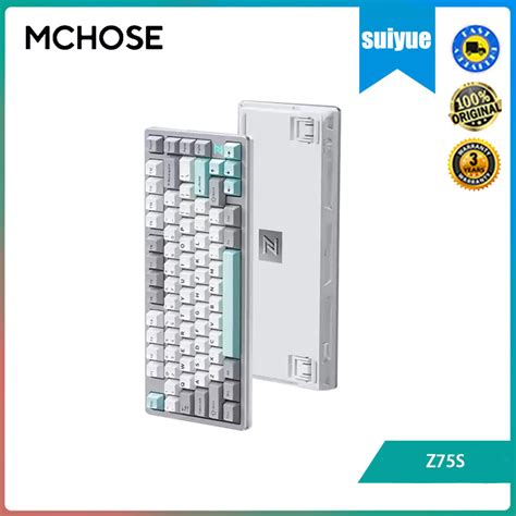 MCHOSE Z S Mechanical Keyboard Hot Swappable RGB GASKET Custom Aluminum Mechanical Keyboard