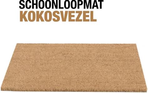 Deurmat Buiten Kokosvezel 40 X 60 Cm Schoonloopmat Kokos