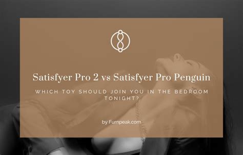 Satisfyer Pro 2 Vs Penguin The Comparison Of Sex Toys