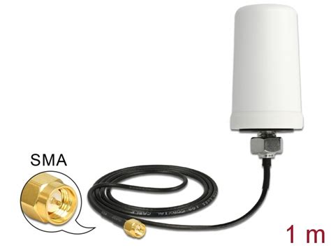 Delock Products 12545 Delock LTE Antenna SMA Plug 1 7 2 0 DBi ULA100