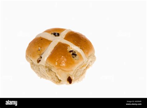 Hot Cross Bun Stock Photo Alamy