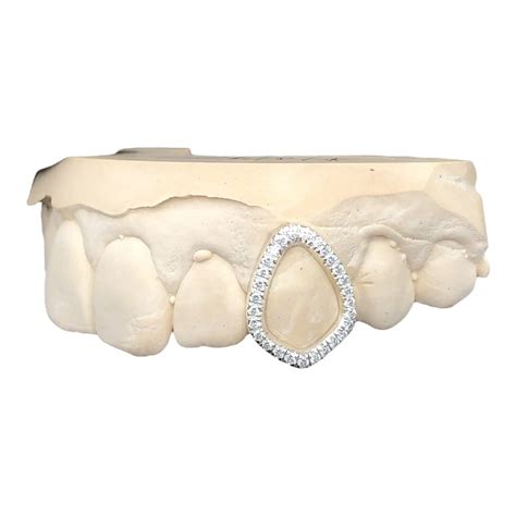 Iced Out Openwork Grillz Open Face Diamond Men S Teeth Grill Single Ice