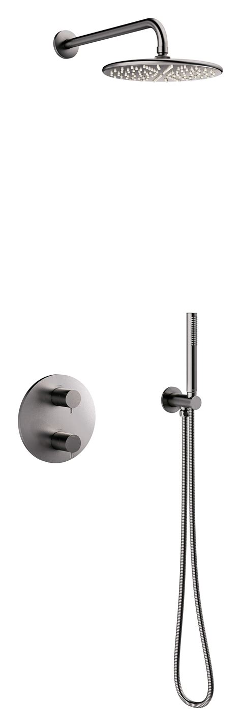 Concealed Graphite Grey Pvd Osier Hs Concealed Shower System Https