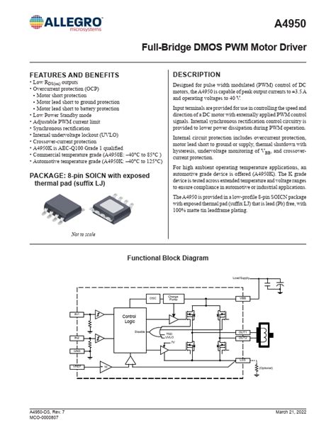 A Datasheet Driver Equivalent Allegro Microsystems