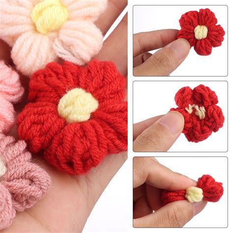 5pcs Flower Patch Embroidery Sticker Sew On Patches For Clothing