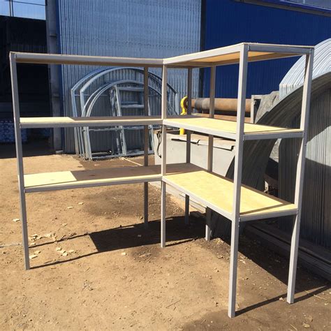 Стеллаж из профтрубы в погреб своими руками (Большое количество фото ...