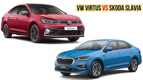 Volkswagen Virtus Vs Skoda Slavia Detailed Specs Comparison