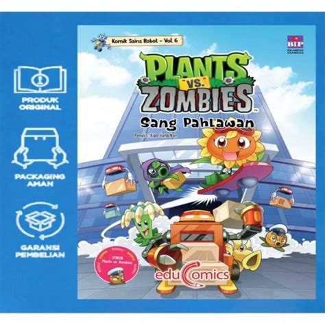 Promo Ori Buku Plants Vs Zombies Komik Sains Robot 6 Sang Pahlawan