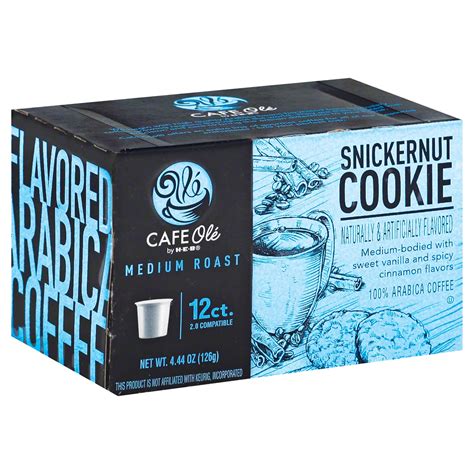 Cafe Ol By H E B Medium Roast Snickernut Cookie Coffee Single Serve