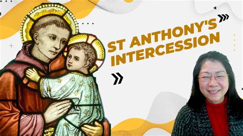 Testimony Intercession Of St Anthony Youtube