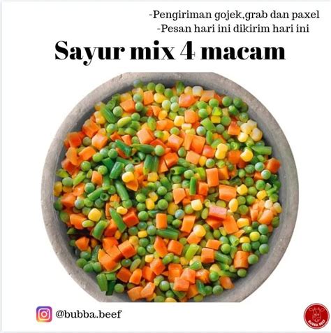 Sayur Mix Frozensayur Steaksayur Untuk Steakjagungkacang Polong