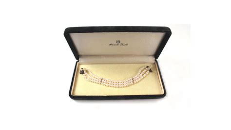 Vintage Mikimoto Triple Strand Pearl Bracelet - Einna Sirrod