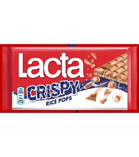 Milk Chocolate “lacta” Crispy Rice Pops 100gr Terra Greca Hellenic Natural Products