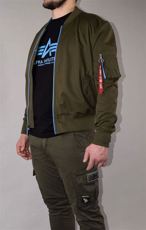 Ветровка ALPHA INDUSTRIES big size MA-1 Soft Shell olive, купить в ...