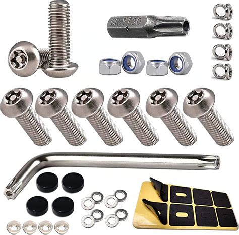 Amazon Aootf Stainless Steel License Plate Screws Anti Theft