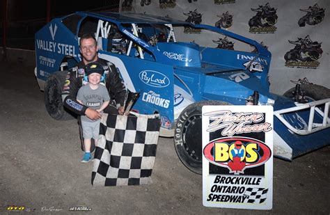 Ryan Arbuthnot Owns Brockville Victory Lane With 3rd 358 Modified Win ...