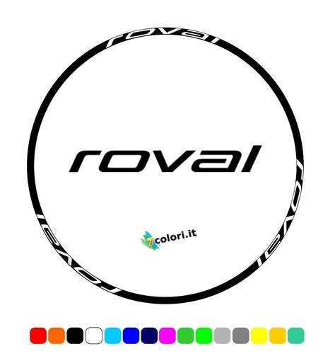 Kit De Autocollants En Vinyle Pour Jantes De V Lo De Route Roval Vtt