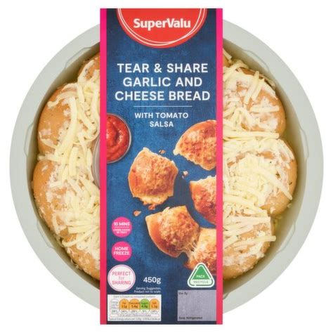 SuperValu Tear Share Garlic And Cheese Bread With Tomato Salsa 450 G