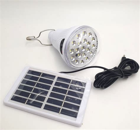 Аккумуляторная кемпинговая LED лампа с солнечной панелью светильник с ...