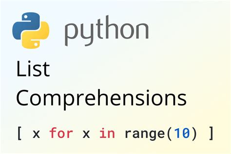 Python List Comprehension The Comprehensive Guide Coderpad