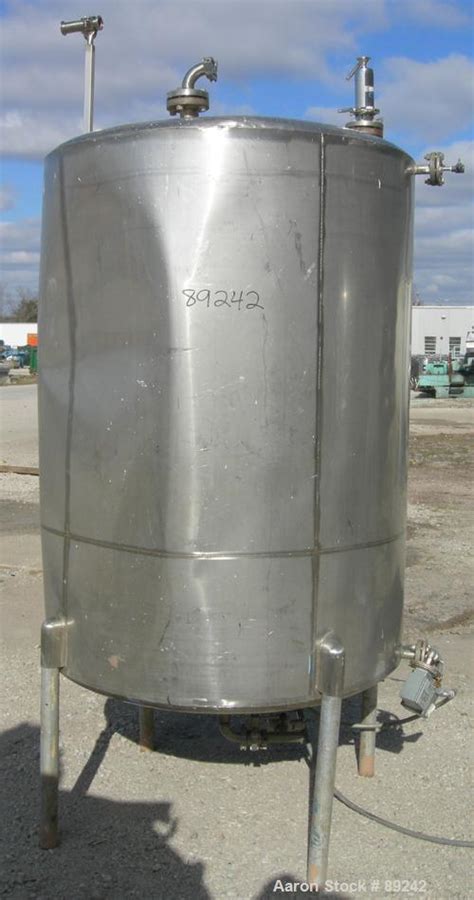 Used Tank Gallon Stainless Steel Vert