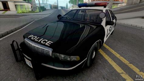 Chevrolet Caprice 1992 Lspd Improved Pour Gta San Andreas