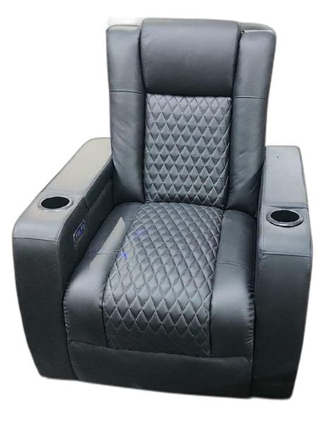 Leatherette Black Home Theater Motorized Recliner Chair At Rs 28000