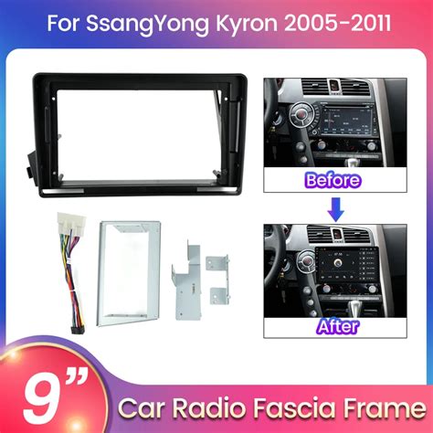 MEKEDE Car Refitting 2DIN Radio Stereo DVD Frame Fascia Dash Panel Kit