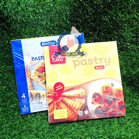 Jual PUFF PASTRY Croffle Sheet EDO BONCHEF 750 G Halal Kulit Zuppa