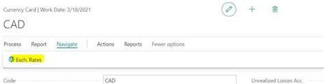 How To Adjust Open Entries Exchange Rates In Dynamics Business