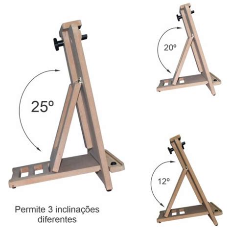 Cavalete De Mesa E Prancheta Suporte Trident Trident Desetec