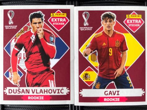 Panini Extra Sticker Gavi Und Dusan Vlahovic Kaufen Auf Ricardo