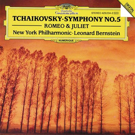 Tchaikovskysymphony No Romeo Juliet Bernstein Pyotr Il Yich