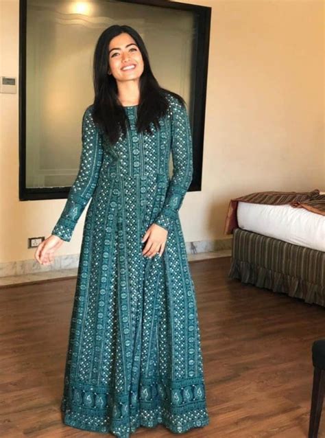 Rashmika Mandanna | Designs for dresses, Stylish dresses for girls ...