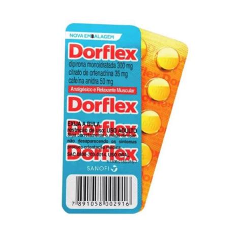 Dorflex Analg Sico E Relaxante Muscular Comprimidos Pre O Rappi