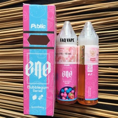 Jual Eno Bubblegum Strawberry Ml Elo Salt Nic Liquid Vape Public