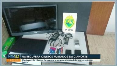 Meio Dia Paraná Noroeste PM recupera produtos furtados em Cianorte