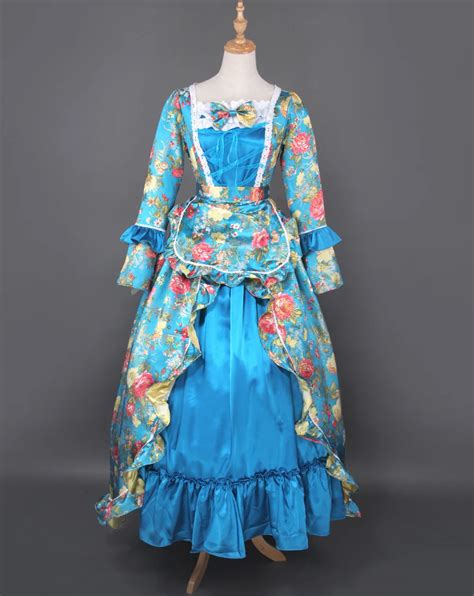 HOT Global FreeShipping 18th Century Rococo Style Dress Marie