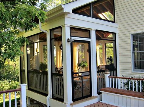 Awesome Screened Porch Love Cathedral Ceiling And Black Trim Perfect House Exterior Porch