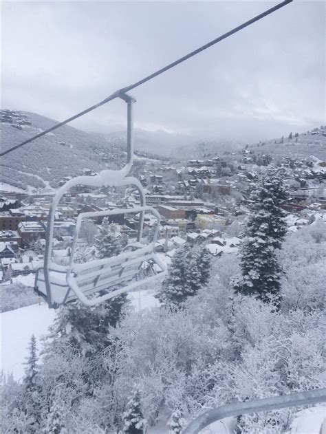 Powder Day Park City Outdoor Park