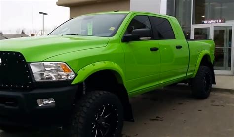 2014 Ram 2500 Is One Mean Green Machine Rig Ready Rams By Redwater Dodge