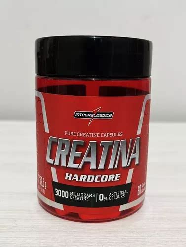 Creatina Hardcore Pura Monohidratada Caps Integralmédica MercadoLivre