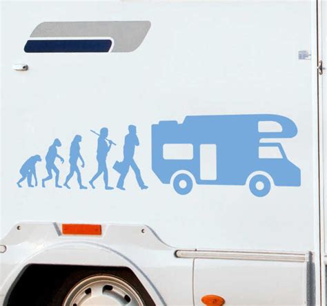 Wohnwagen Evolution Wohnmobil Aufkleber TenStickers