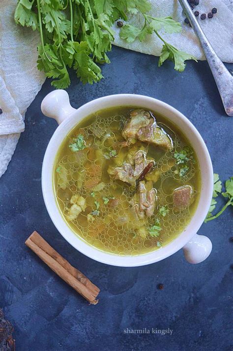 Mutton Bone Soup Recipe Cook With Sharmila