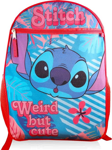 Buy Disney Lilo And Stitch Backpack And Lunch Bag Set Bundle With