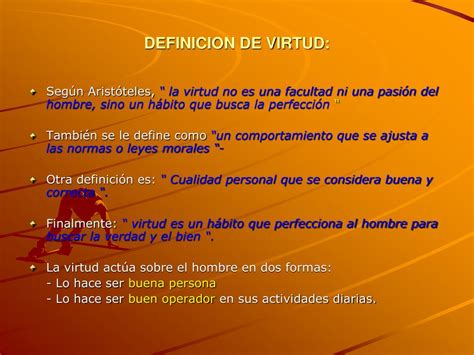 Ppt Las Virtudes Humanas Son Valores En Uso Powerpoint Presentation